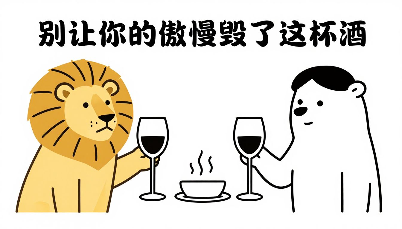 狮子座和处女座酒局潜规则：别让你的傲慢毁了这杯酒