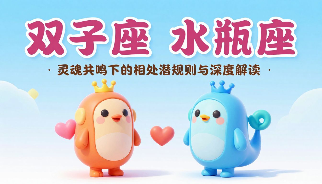 双子座与水瓶座影友：灵魂共鸣下的相处潜规则与深度解读