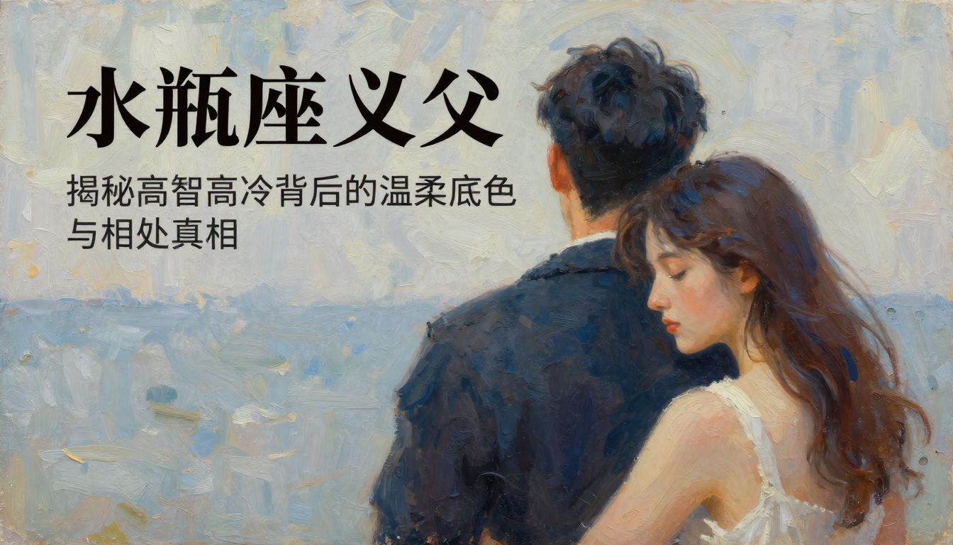 水瓶座义父：揭秘高智高冷背后的温柔底色与相处真相
