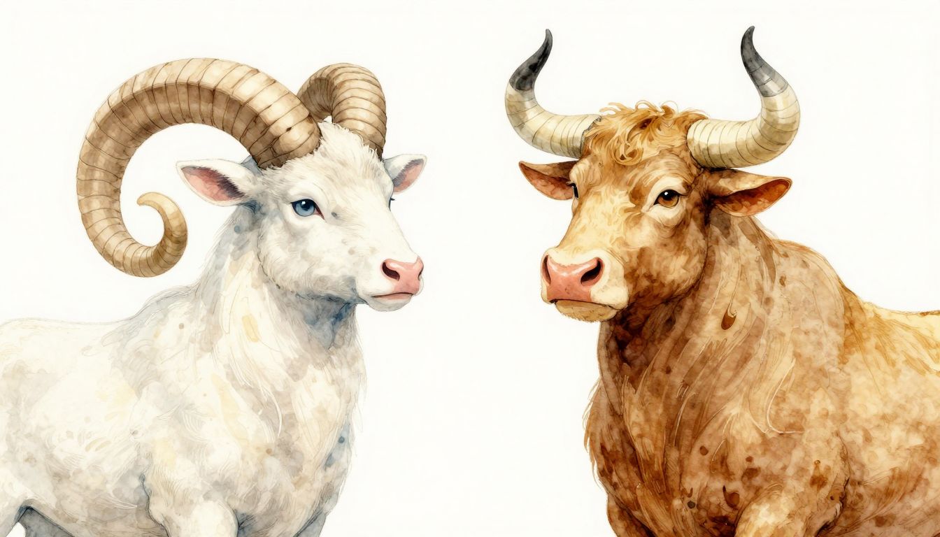 Aries and Taurus Love: Passion Meets Stability