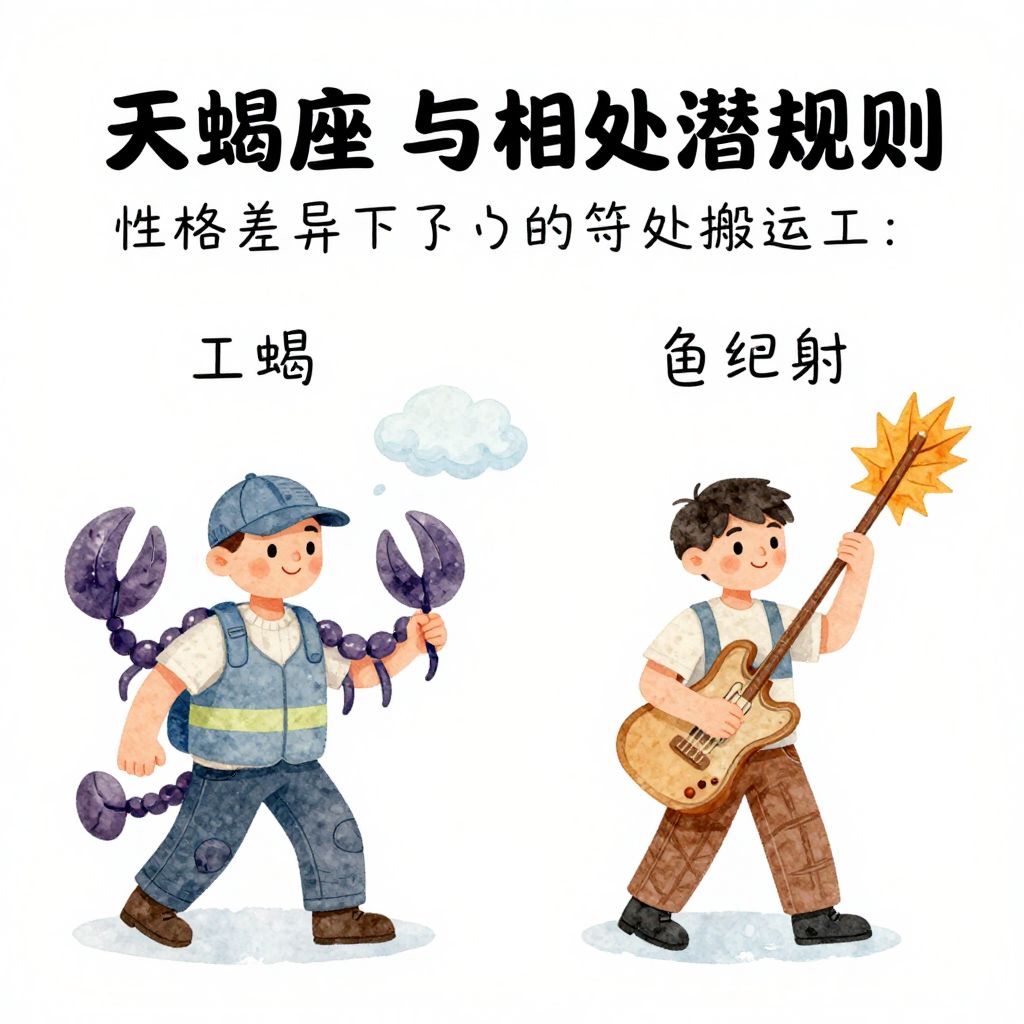 天蝎座与射手座搬运工：性格差异下的相处潜规则