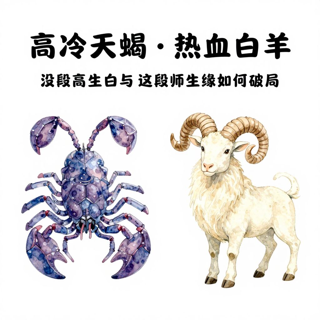 天蝎座与白羊座：当高冷天蝎遇上热血白羊，这段师生缘如何破局？