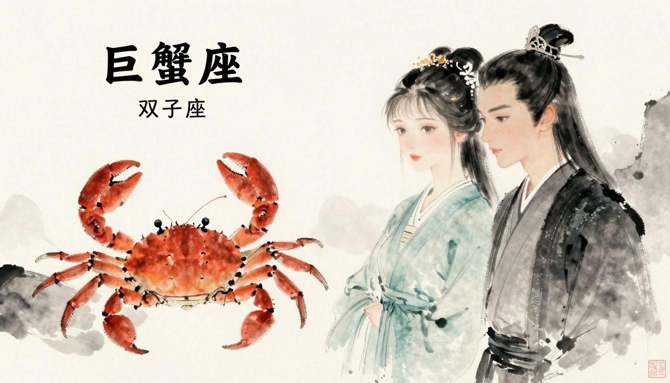 巨蟹座与双子座艺人：性格反差下的相处真相