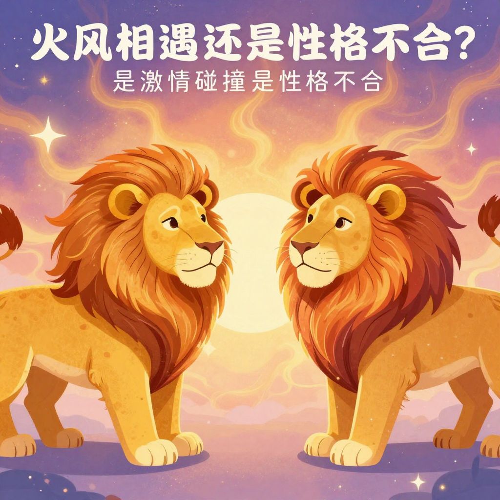双子座男配狮子座妹妹：火风相遇，是激情碰撞还是性格不合？