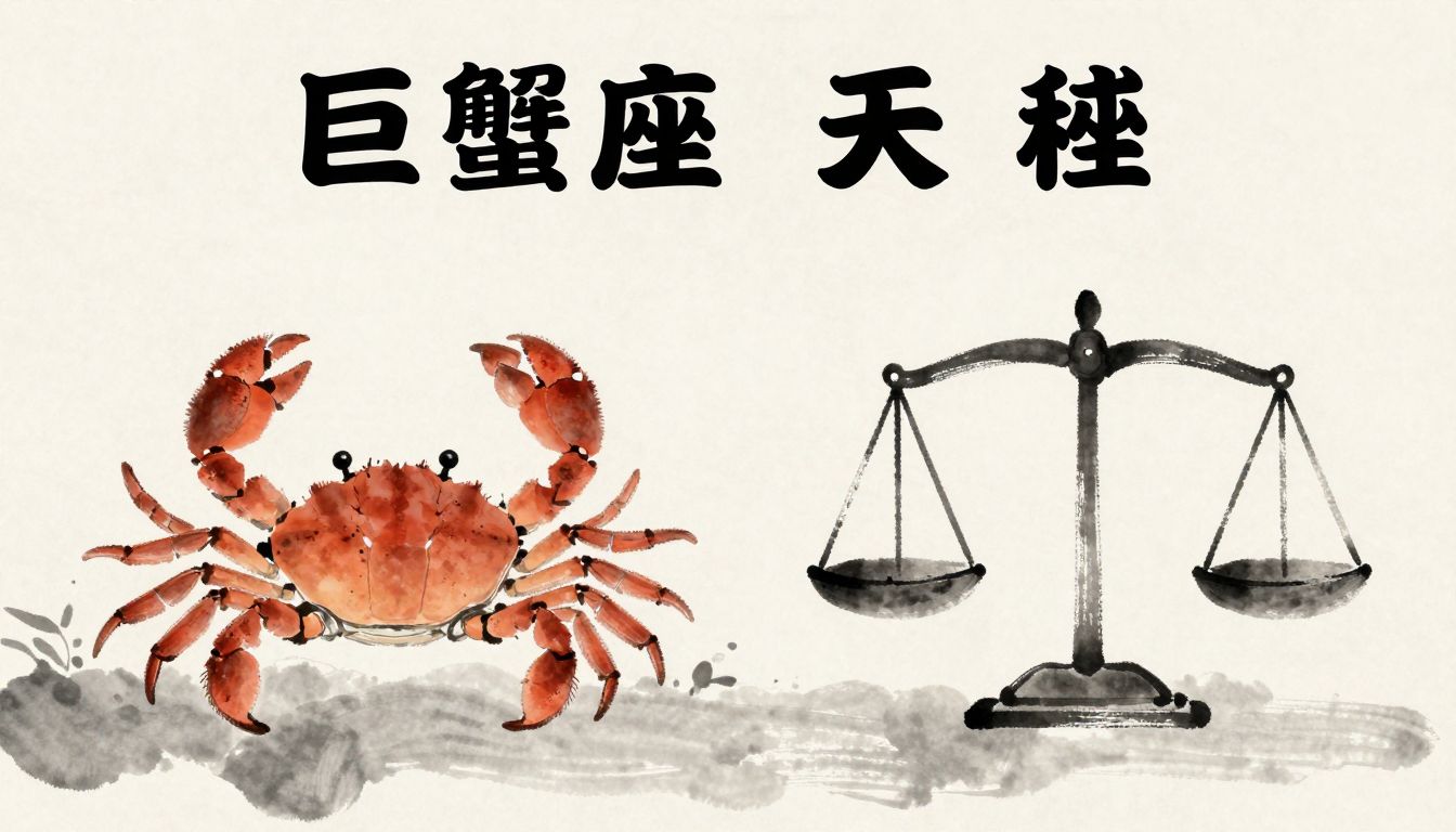 巨蟹座与天秤座的挚友关系解析