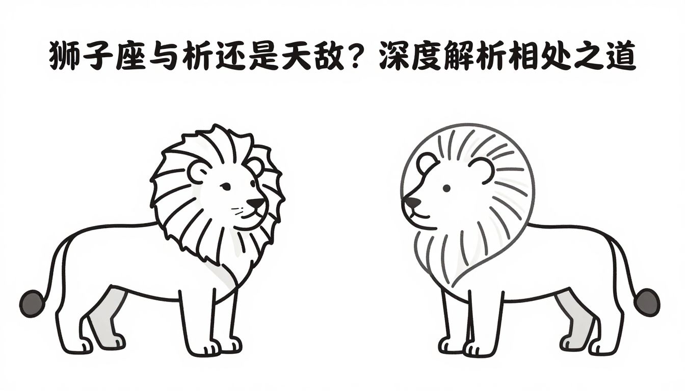 狮子座与双子座义子：性格互补还是天敌？深度解析相处之道