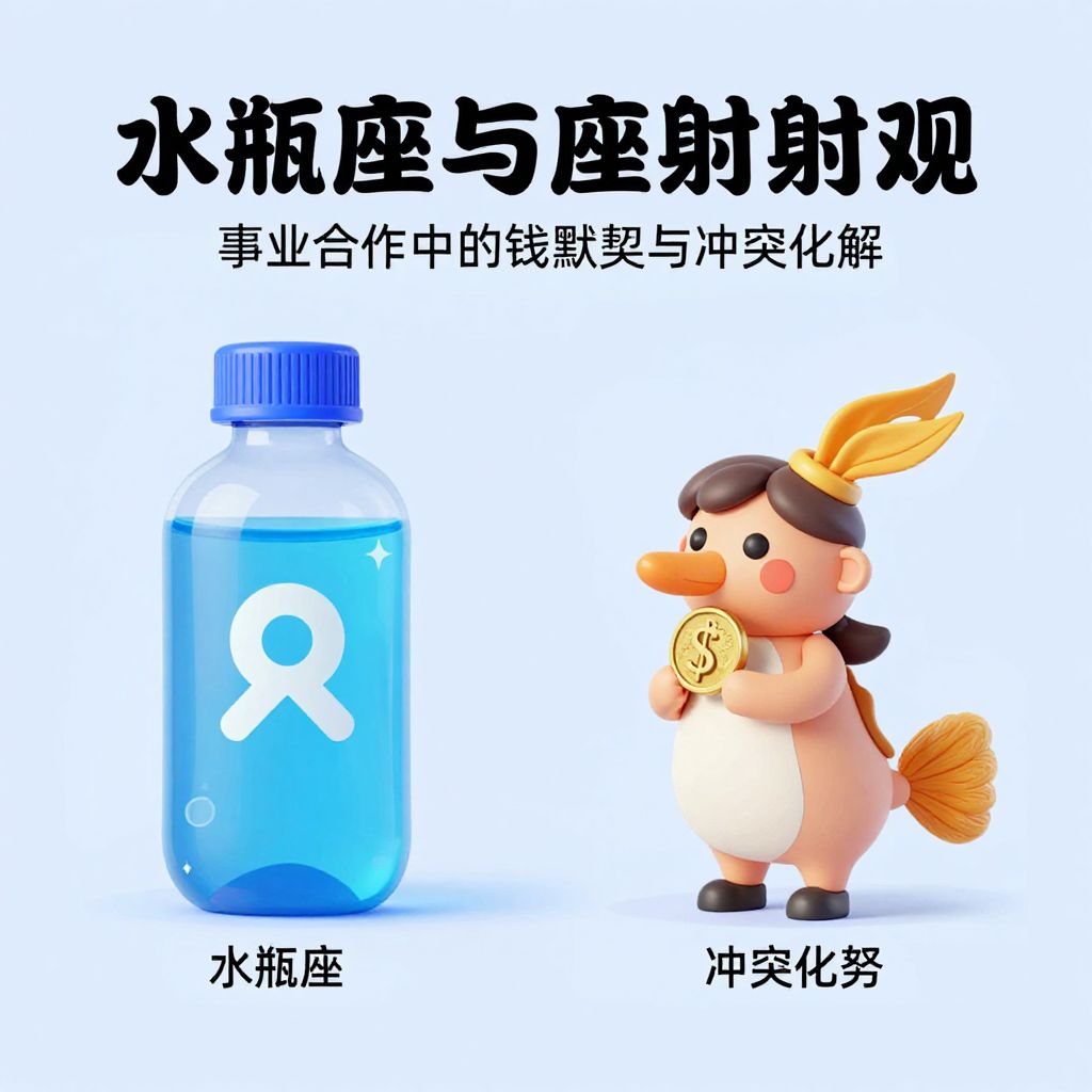 水瓶座与射手座财务观：事业合作中的金钱默契与冲突化解
