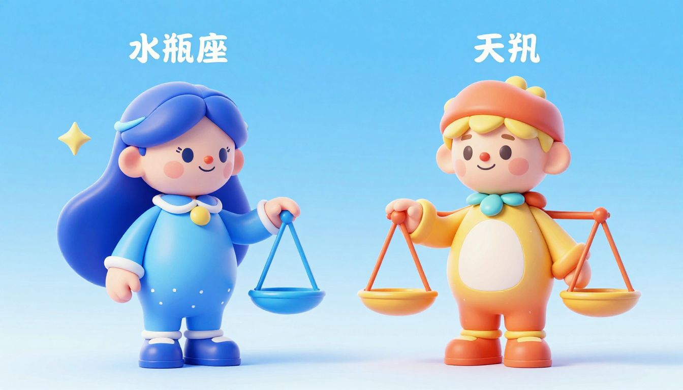 水瓶座和天秤座做挚友：灵魂共鸣的极致默契，为何你们总能懂彼此？