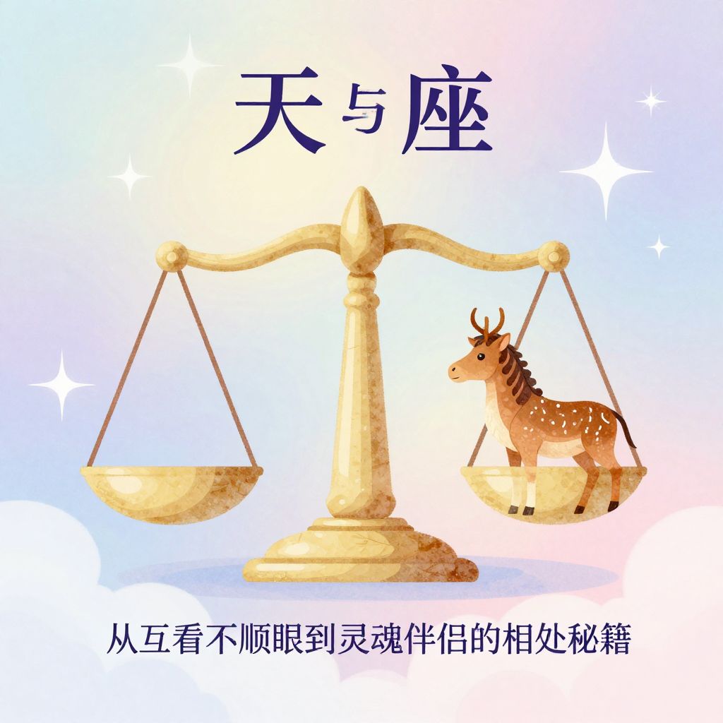 天秤座与摩羯座：从互看不顺眼到灵魂伴侣的相处秘籍