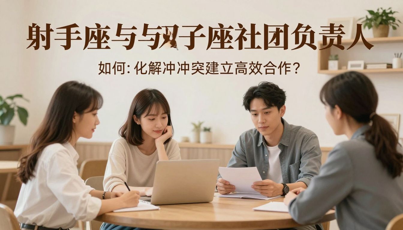 射手座与双子座社团负责人：如何化解冲突建立高效合作？