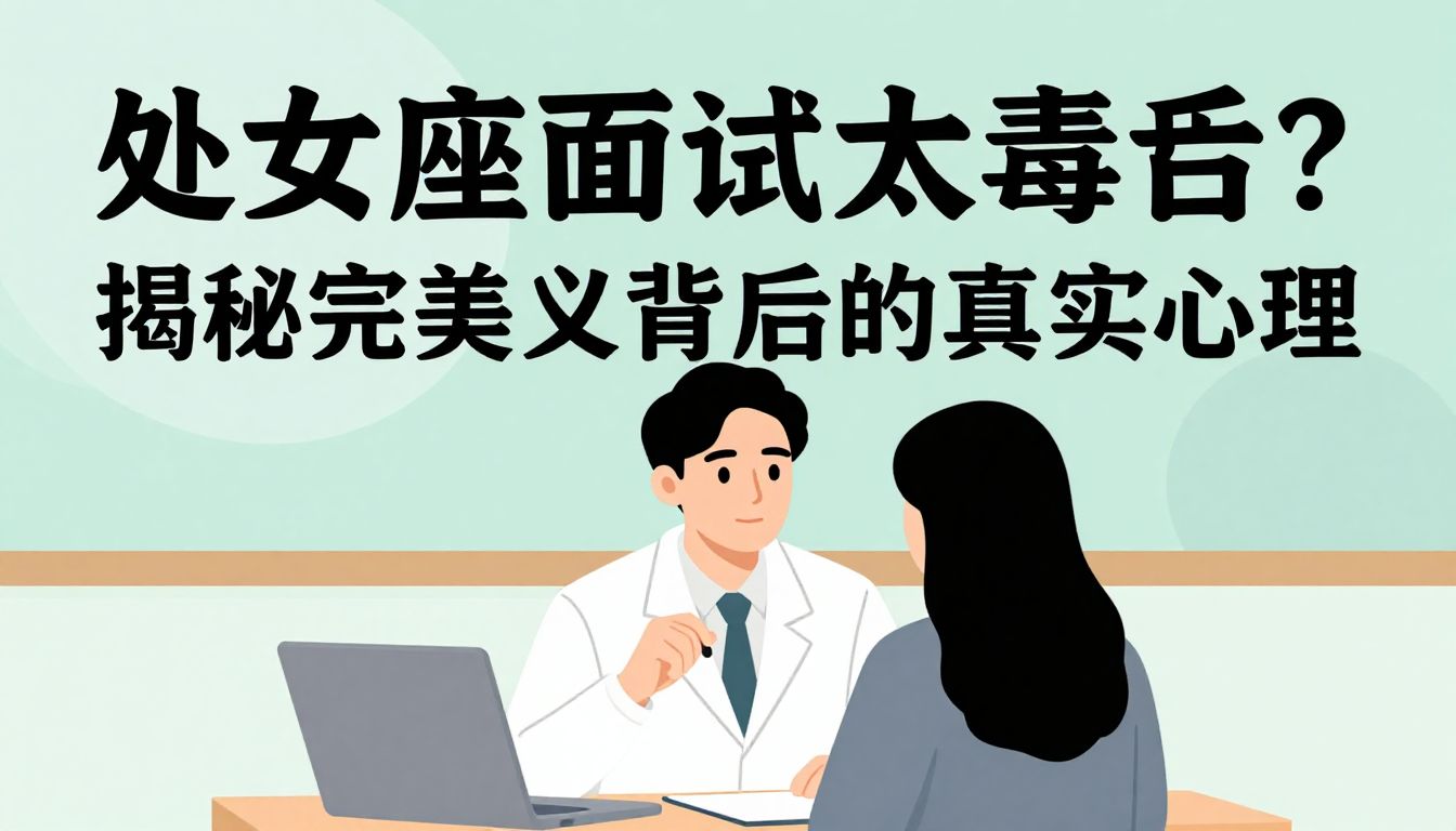 处女座面试官太毒舌？揭秘完美主义背后的真实心理