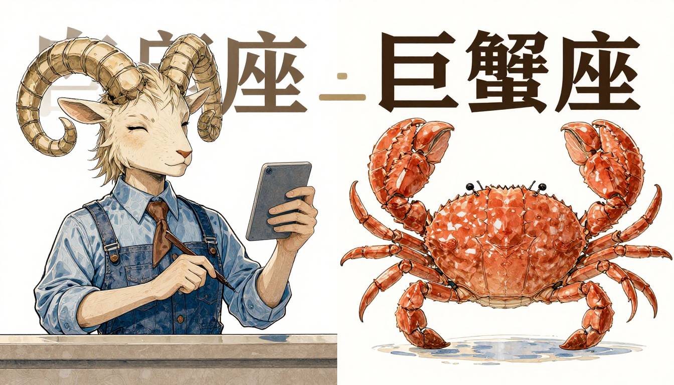 白羊座遇上巨蟹座售票员：性格互补还是水火不容？