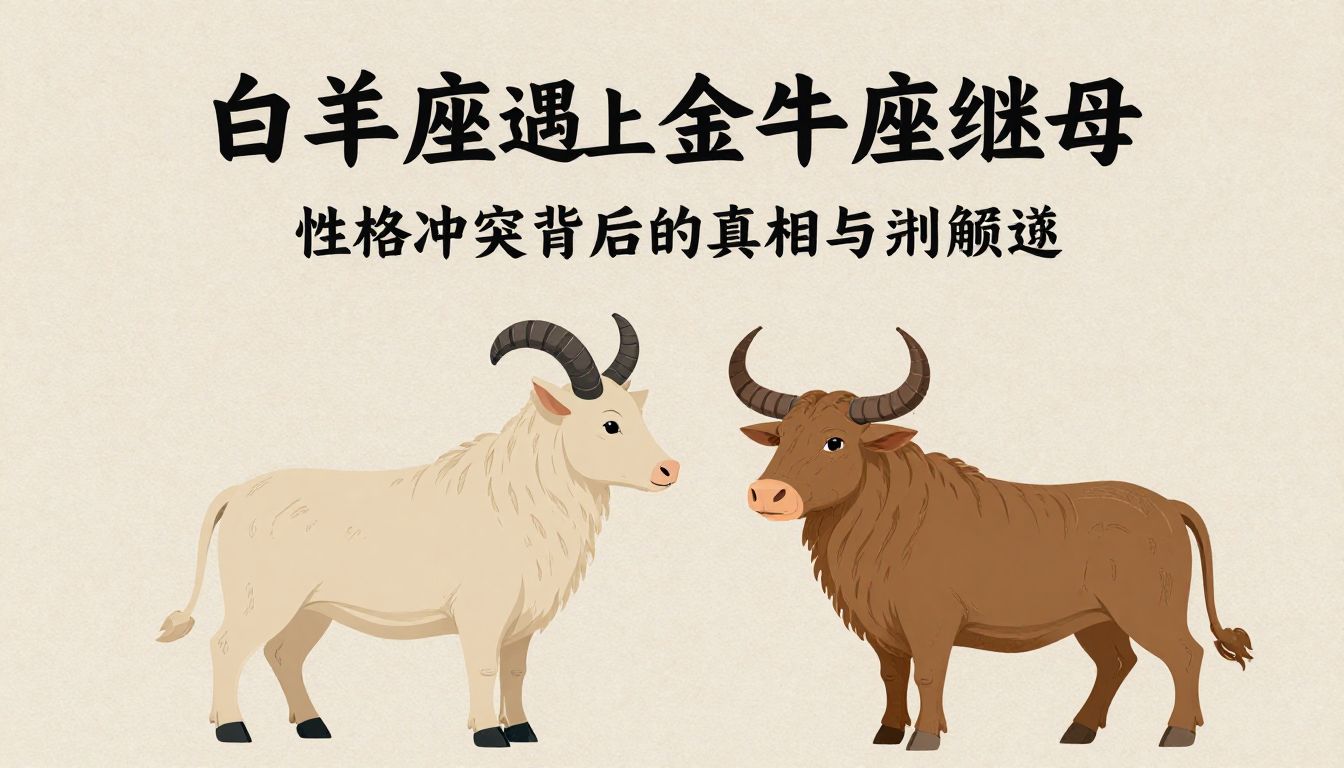 白羊座遇上金牛座继母：性格冲突背后的真相与和解之道