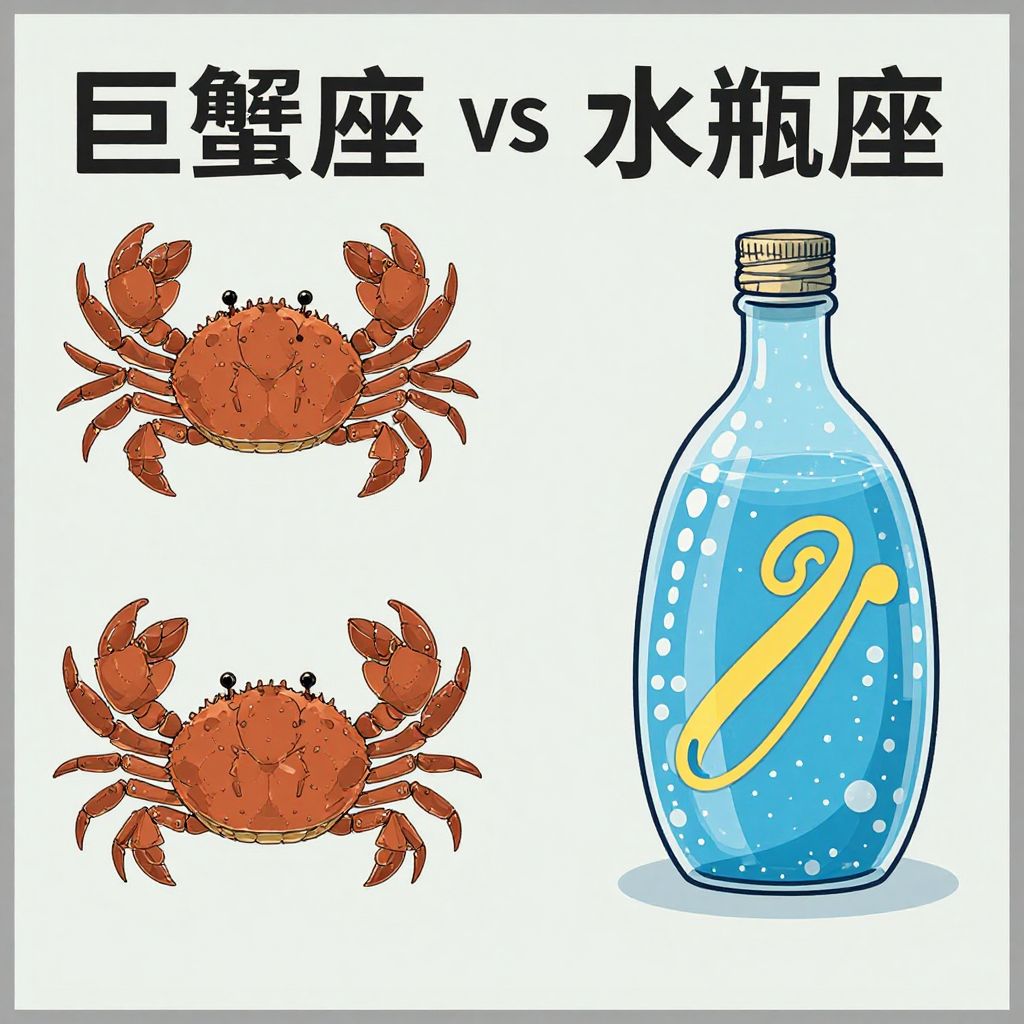 巨蟹座遇上水瓶座舅父：性格差异下的深度心理分析