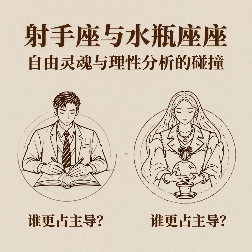 射手座与水瓶座审计师：自由灵魂与理性分析的碰撞，谁更占主导？