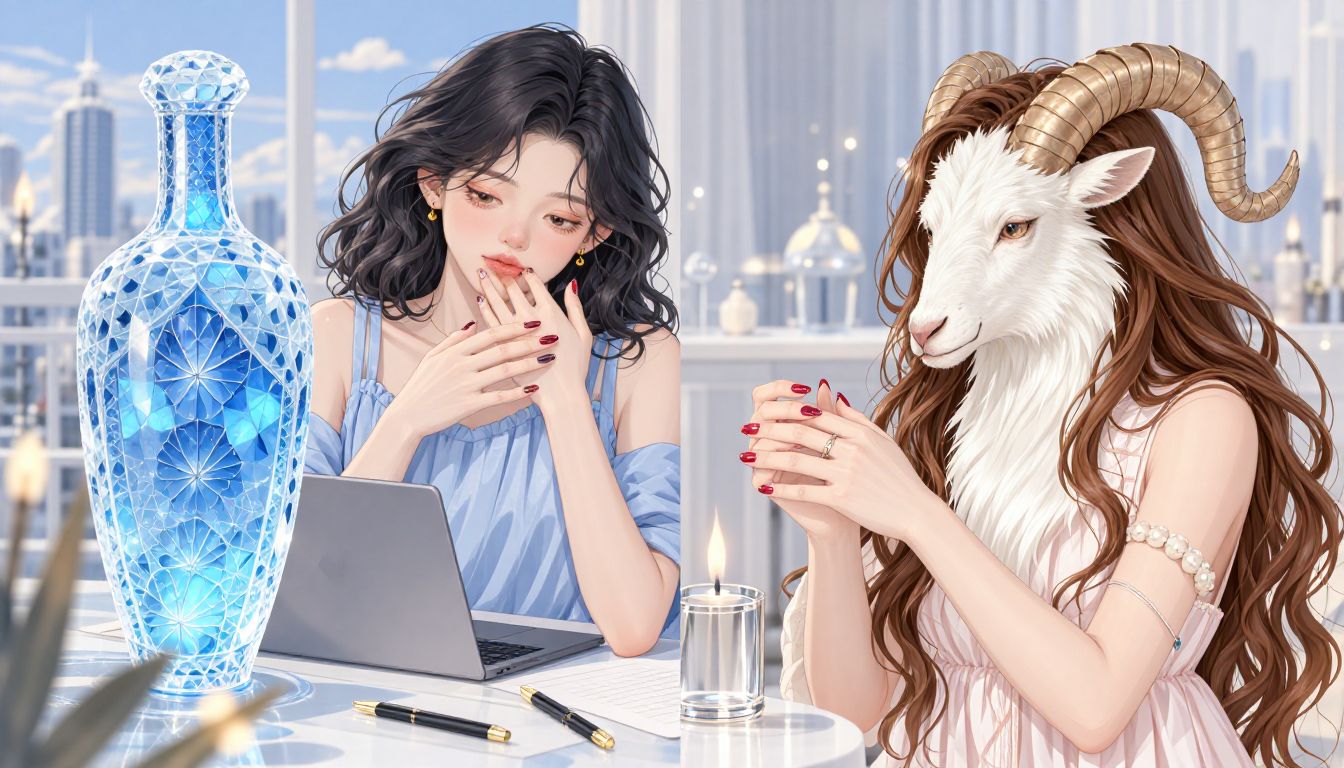 水瓶座遇上白羊座美甲师：冰与火的职场碰撞，谁在主导节奏？