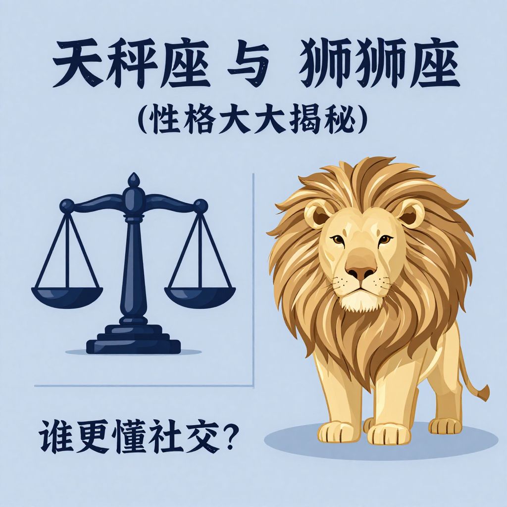 天秤座与狮子座性格大揭秘：谁更懂社交？