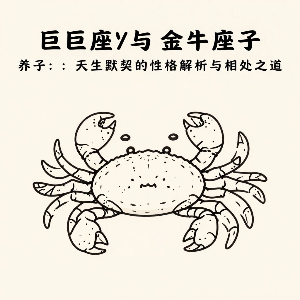 巨蟹座与金牛座养子：天生默契的性格解析与相处之道