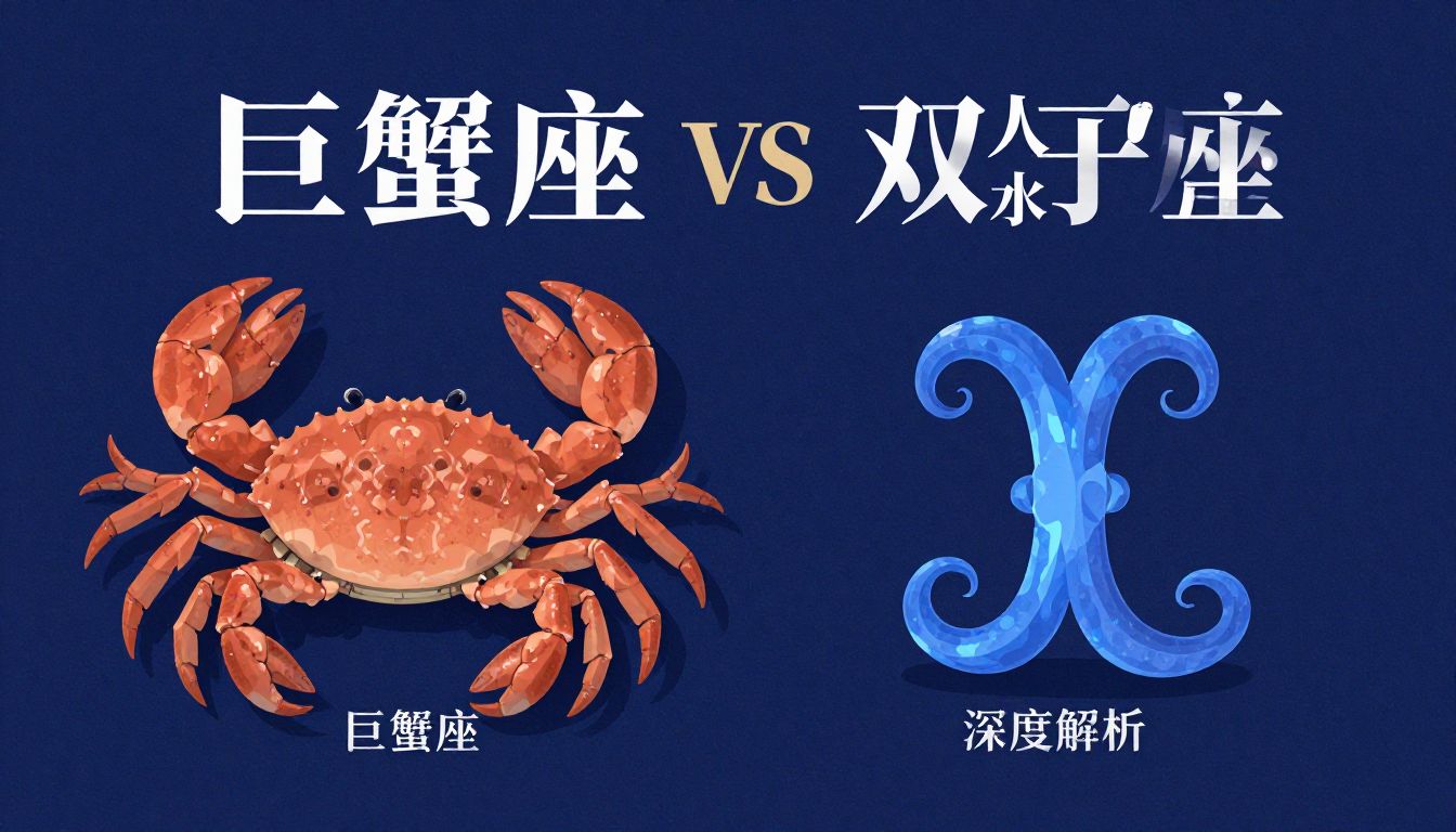 巨蟹座遇上双子座编辑：性格互补还是水火不容？深度解析