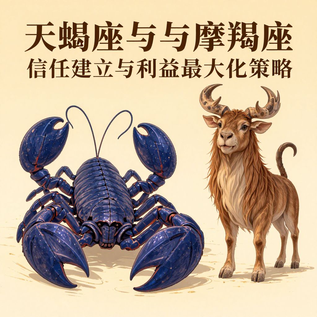 天蝎座与摩羯座商家：商业合作中的信任建立与利益最大化策略