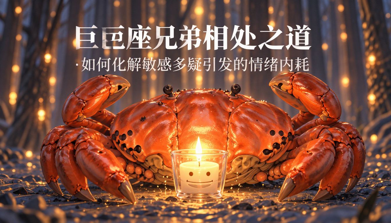 巨蟹座兄弟相处之道：如何化解敏感多疑引发的情绪内耗
