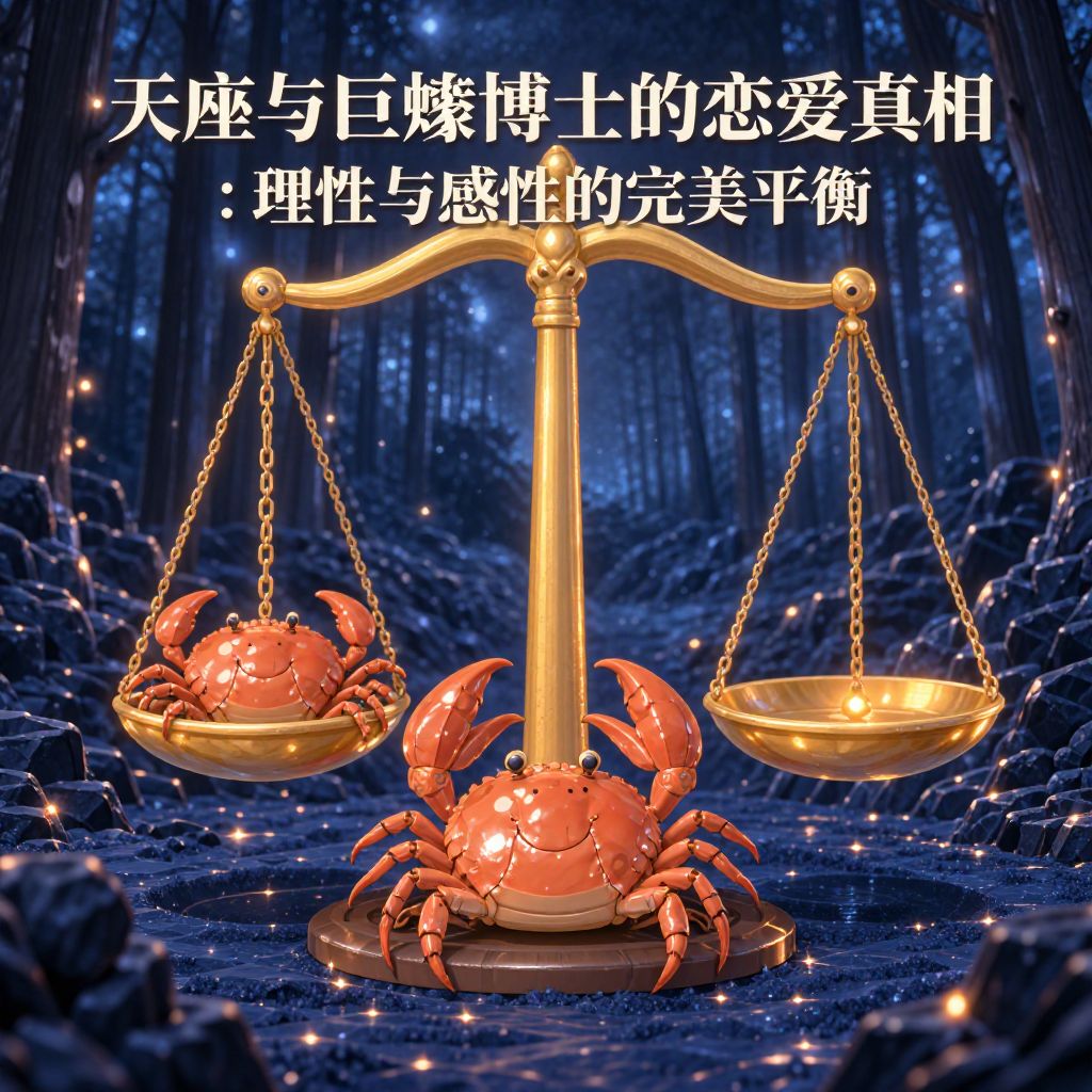 天秤座与巨蟹座博士生的恋爱真相：理性与感性的完美平衡