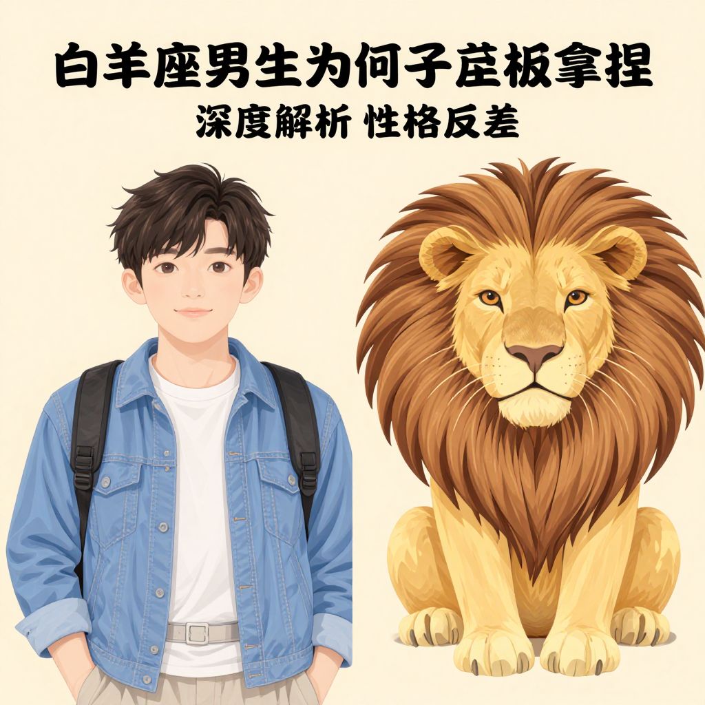 白羊座男生为何总被狮子座学姐拿捏？深度解析性格反差