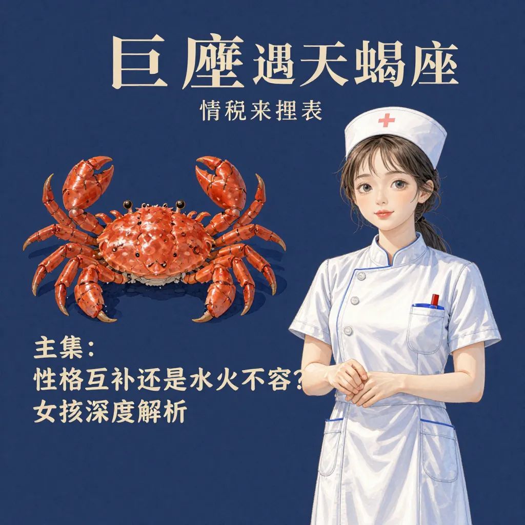 巨蟹座遇天蝎座护士长：性格互补还是水火不容？深度解析