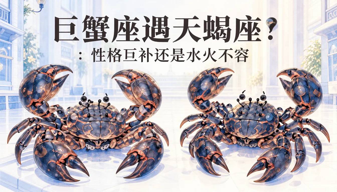 巨蟹座遇天蝎座护士长：性格互补还是水火不容？深度解析