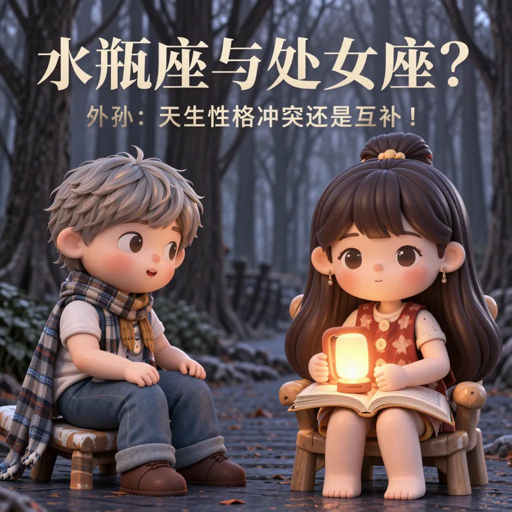 水瓶座与处女座外孙：天生性格冲突还是互补？揭秘家庭相处之道