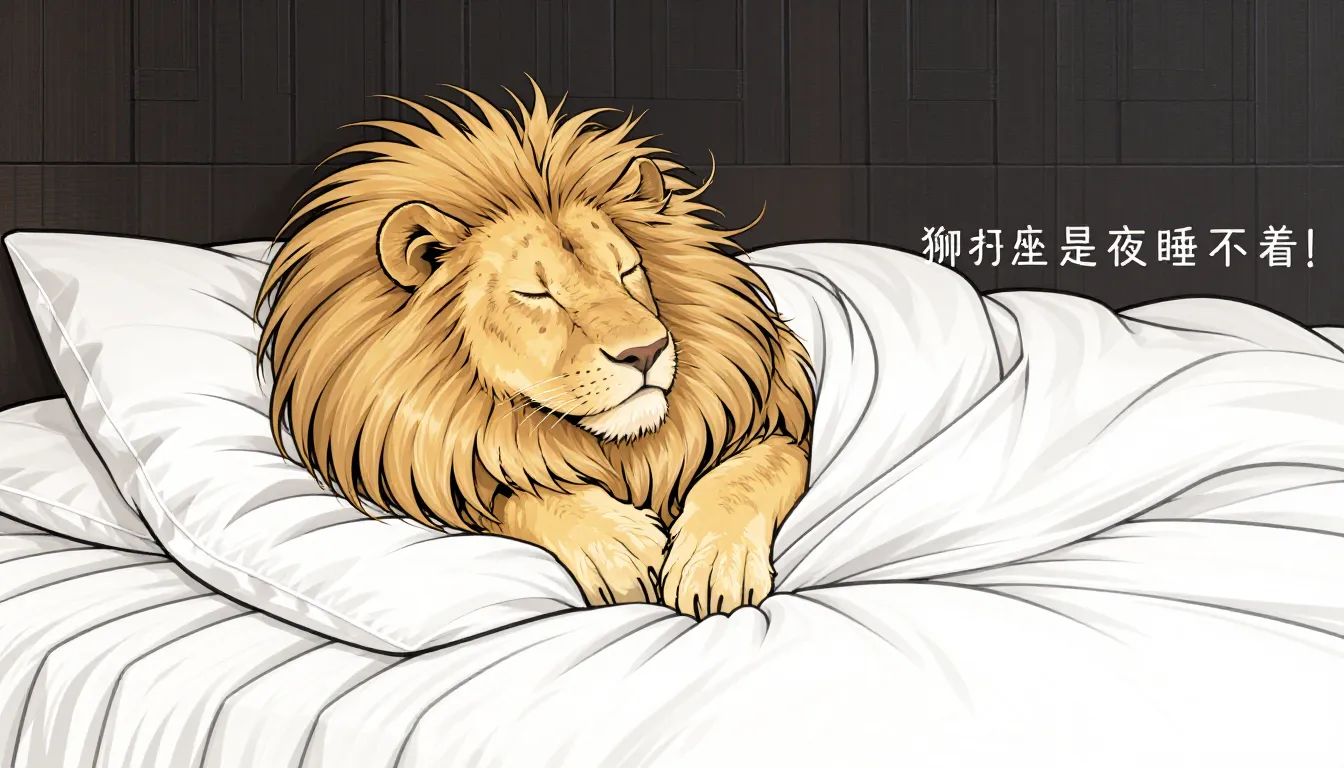 为什么狮子座总是深夜睡不着