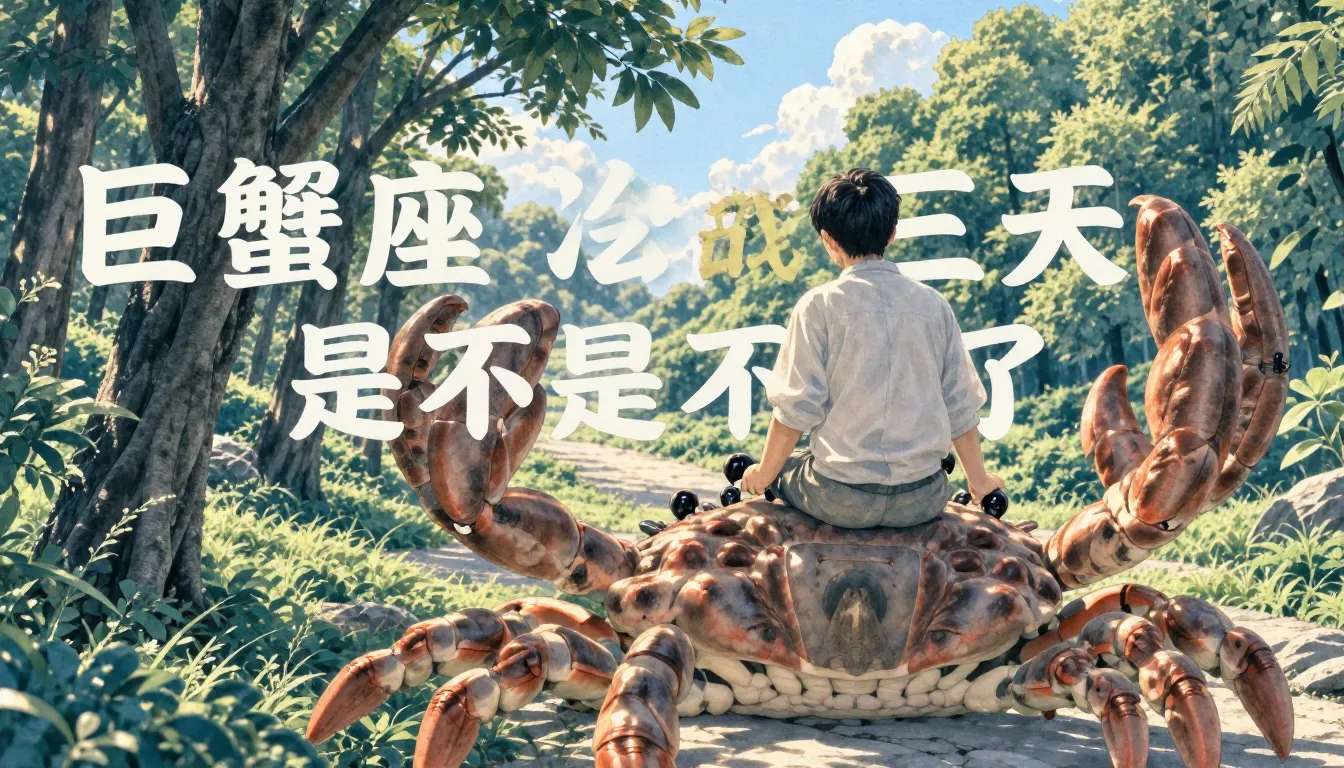 巨蟹座老公冷战三天，是不是不爱了
